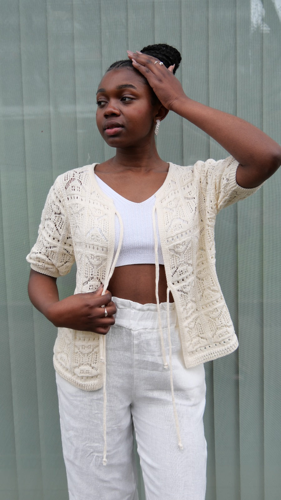Gilet Ecru