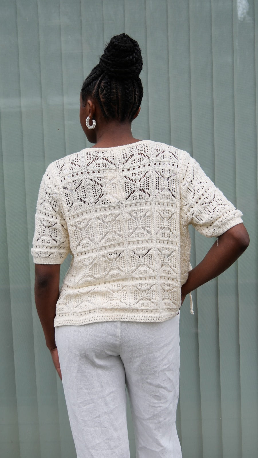 Gilet Ecru