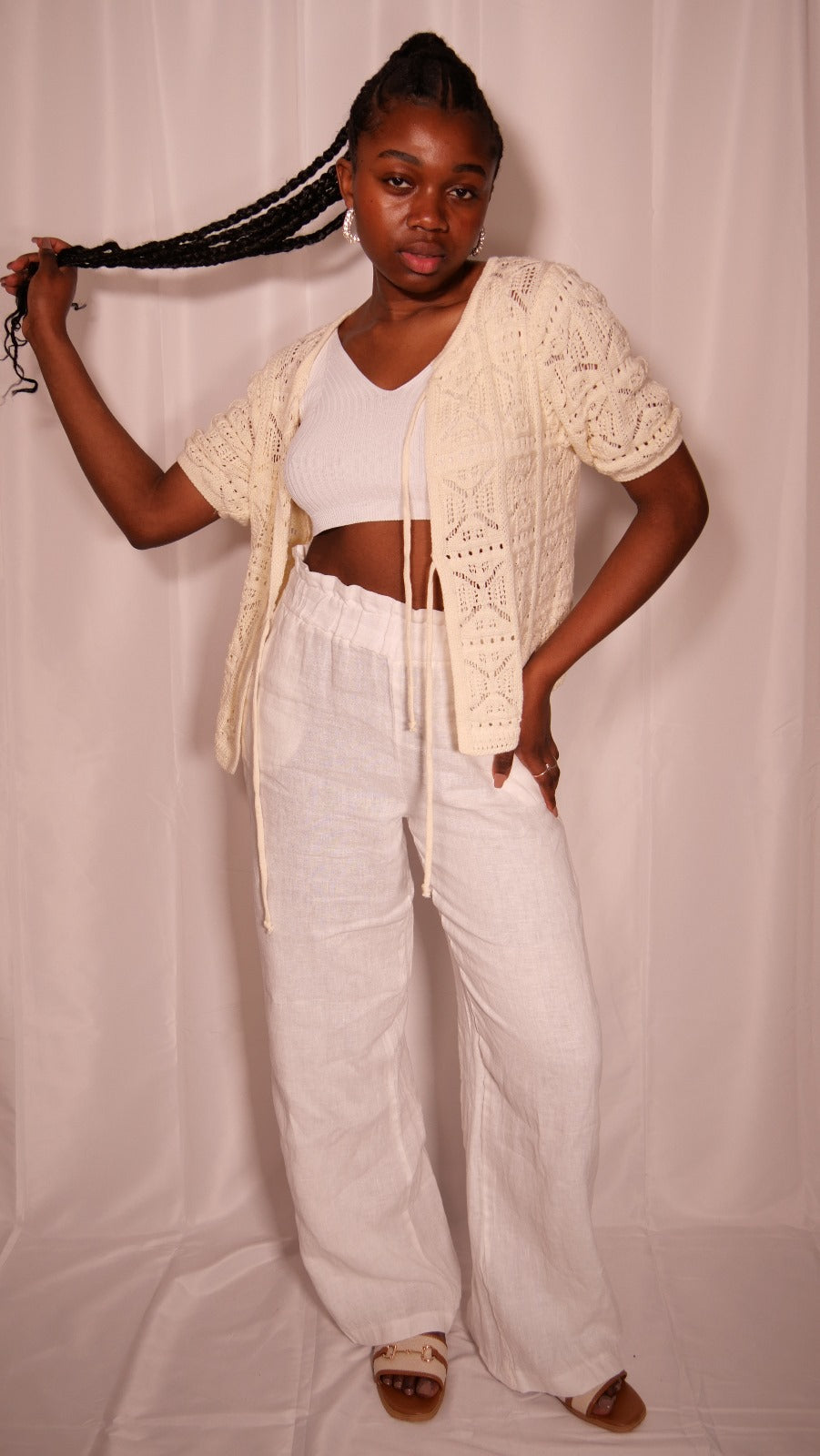 Pantalon en Lin