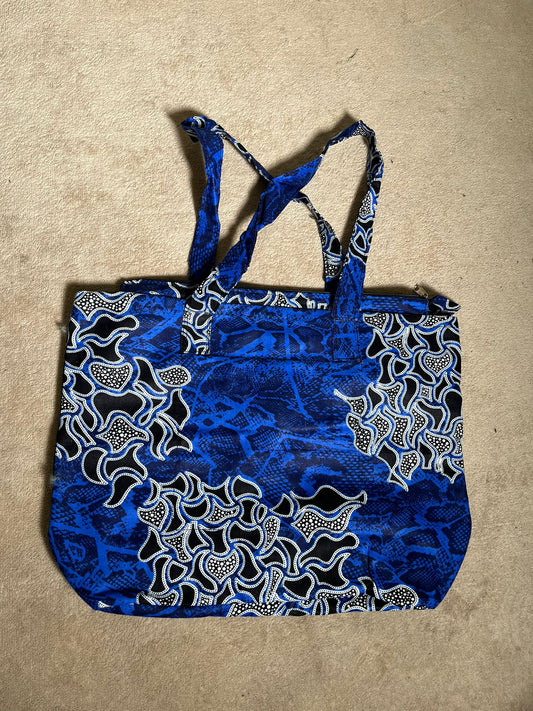 Sac cabas bleu