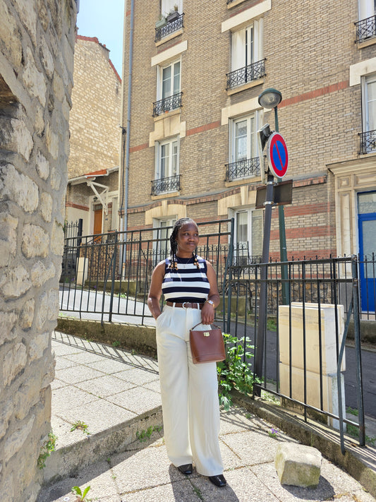Pantalon Blanc Cassé